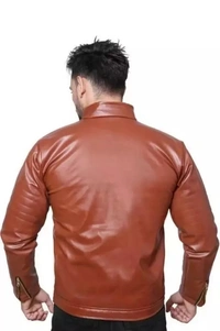 jacket for men/leather jacket - L