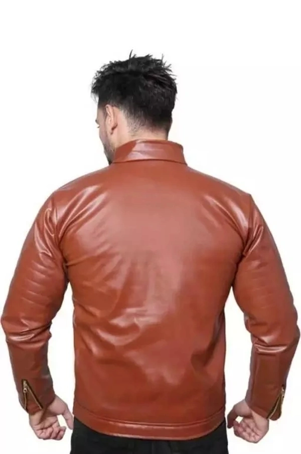 jacket for men/leather jacket - L