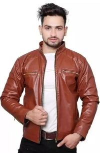 jacket for men/leather jacket - L