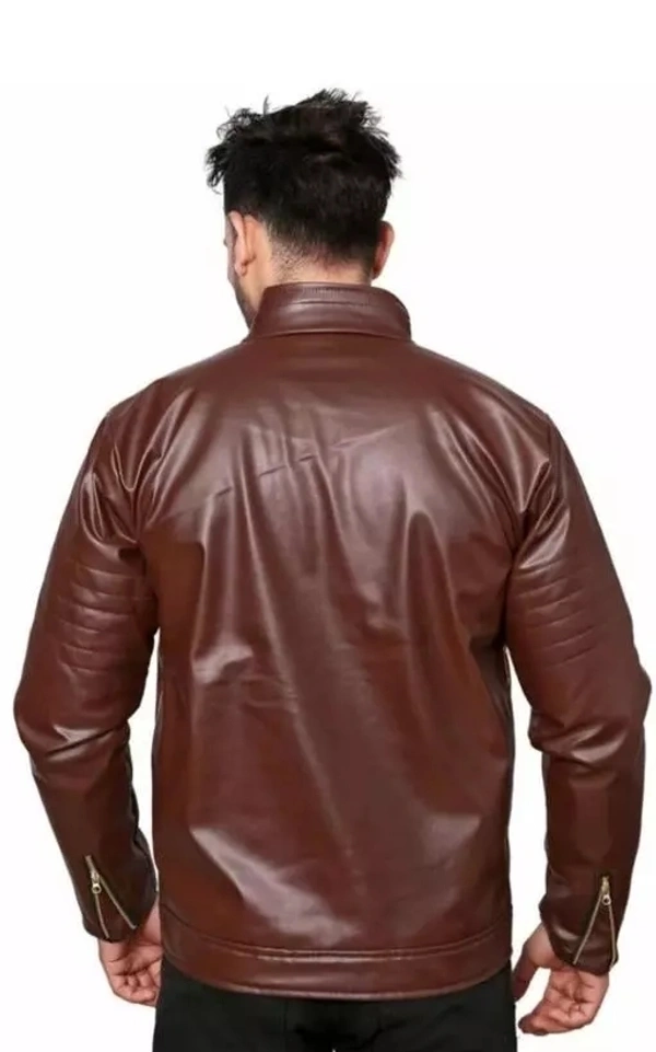 jacket for men/leather jacket - Carnaby Tan, L