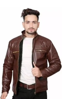 jacket for men/leather jacket - Carnaby Tan, XL