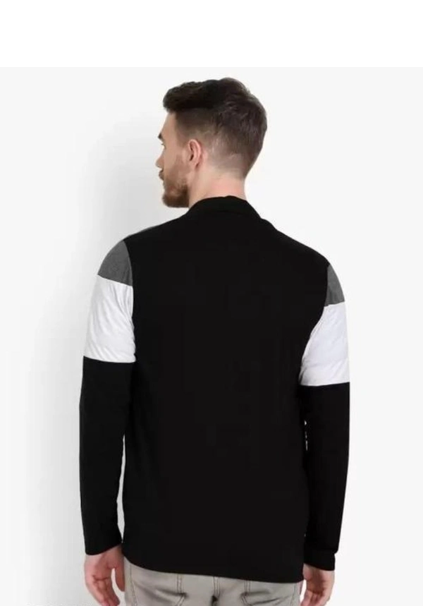 Stylish Man Cotton Shurg - Black, S