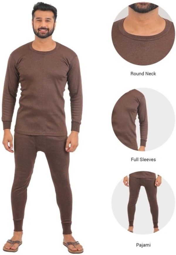 ALFA Oswal Thermal Winter Wear Men Top - Pyjama Set Thermal - L