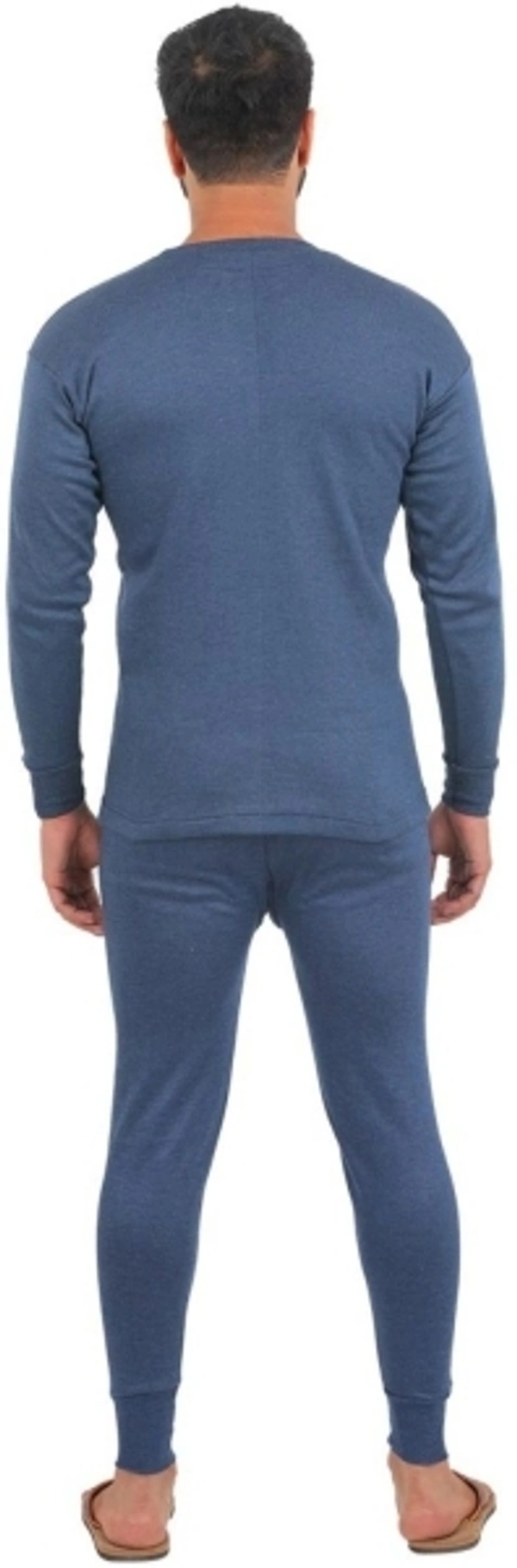 ALFA Oswal Fleece Solid Winterwear Thermal Men - L
