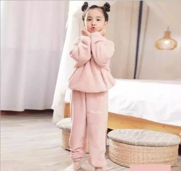  Winter Nightsuit for Kids | Cute Print Nightsuit for Girls and Boys | Soft warm Nightwear | Winterwear for Boys | Winterwear for Girls - 5-6 Years