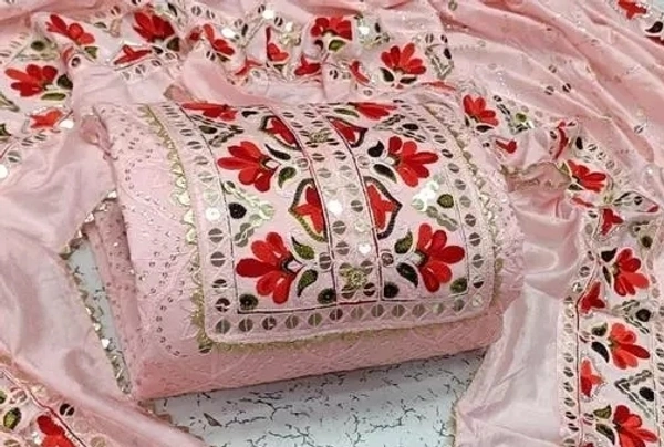GULABJAMUN HIT HEAVY DOUBLE SEQUENCE WORK DESIGN Suits  - Melanie, Unstitched