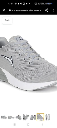JQR Grey Men's Sports Running Shoes  - Nobel, IND-10