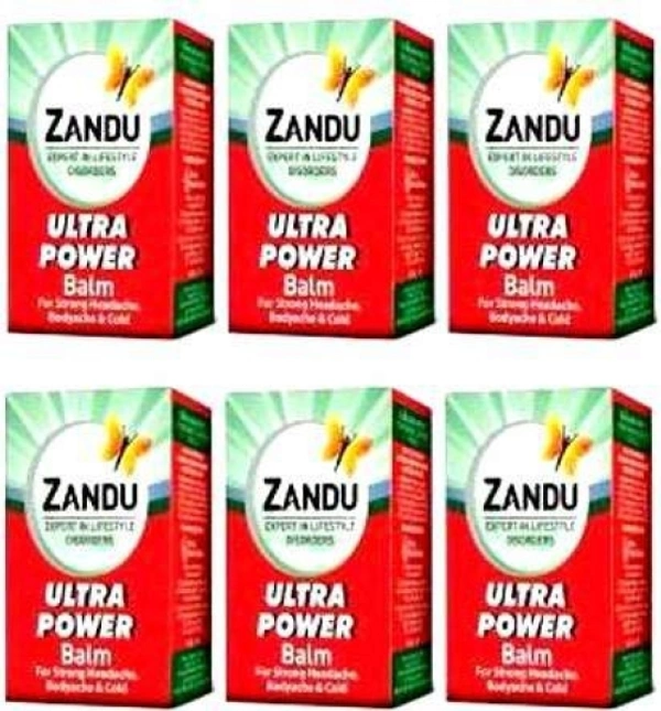 ZANDU Balm Ultra Power (8 ml ) - Pack of - 6 Balm