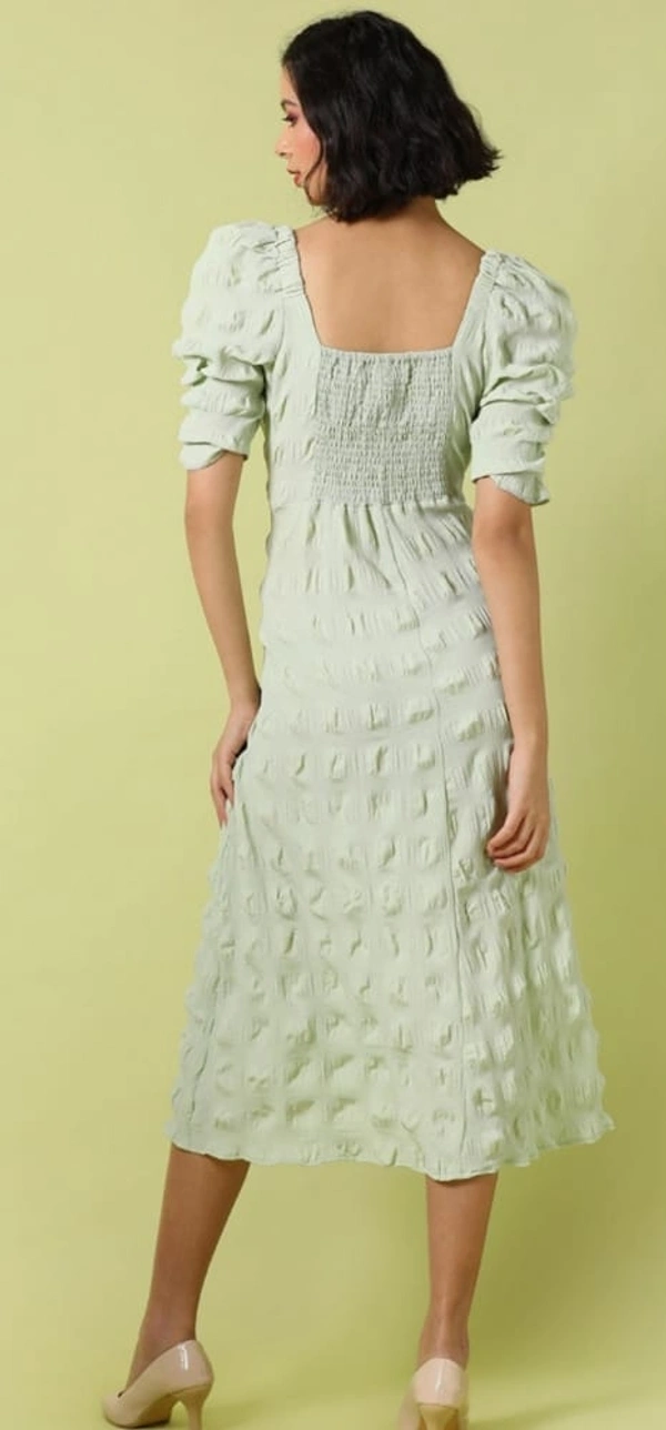 Fit and Flare Dress with Raglan - S