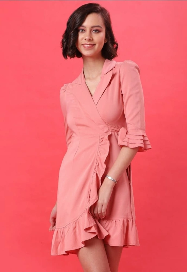 Mini-length Fit and Flare Dress - L