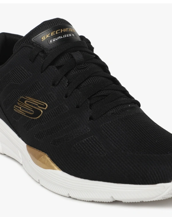 Skechers  SkechersEQUALIZER 4.0 - PHAIRME Training & Gym Shoes For Men (Gold) - Black, 7
