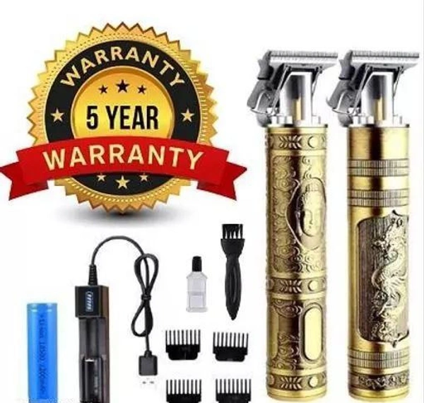 AZANIA Trimmer For Men Waterproof Model (Gold) - Gold, Free Size