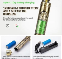 AZANIA Trimmer For Men Waterproof Model (Gold) - Gold, Free Size