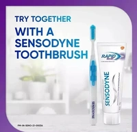 Sensodyne Rapid Relief Toothpaste(80 g x 3)Combo Pack + Sensodyne Sensitive Toothbrush (2+1 Pack)