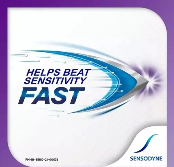 Sensodyne Rapid Relief Toothpaste(80 g x 3)Combo Pack + Sensodyne Sensitive Toothbrush (2+1 Pack)