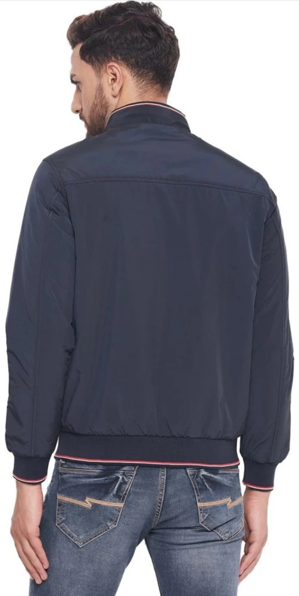 OKANE Men Solid Bomber Jacket Pack Of 2 - Navy Blue, M