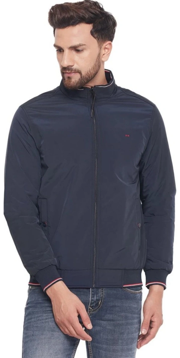 OKANE Men Solid Bomber Jacket Pack Of 2 - Navy Blue, 2XL