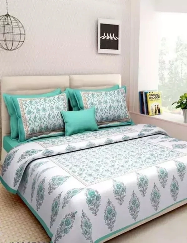 Jaipuri Bedsheet - Queen, Pelorous
