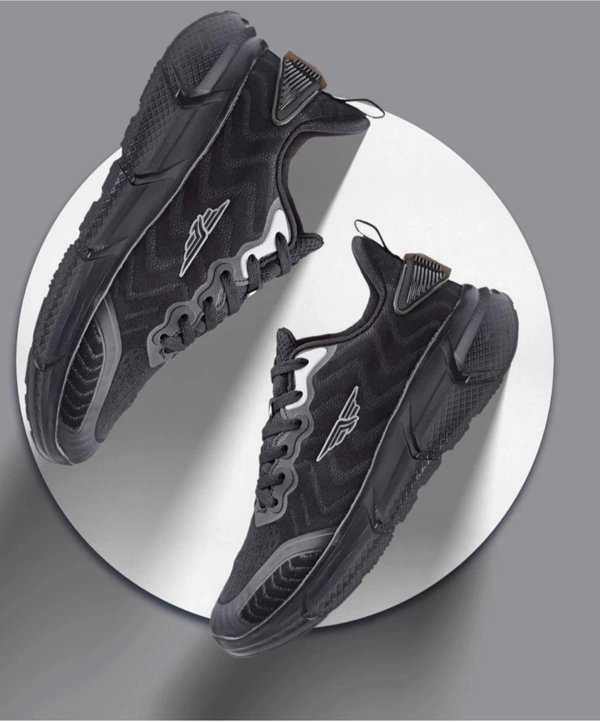 RED TAPE Running Shoes For Men  - Black, Mesh, 7 UK/IND