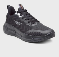 RED TAPE Running Shoes For Men  - Black, Mesh, 7 UK/IND