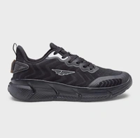 RED TAPE Running Shoes For Men  - Black, Mesh, 7 UK/IND