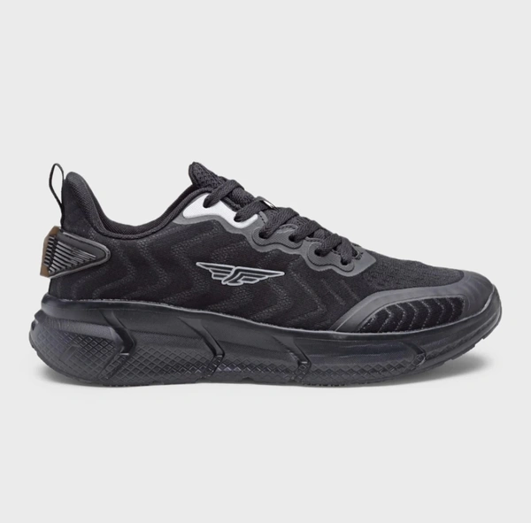 RED TAPE Running Shoes For Men  - Black, Mesh, 7 UK/IND