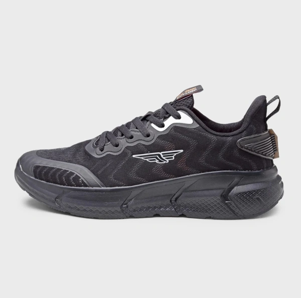 RED TAPE Running Shoes For Men  - Black, Mesh, 7 UK/IND