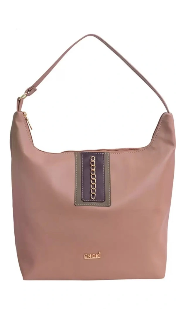 ENOKI Enoki Women Shoulder Bag Beige(Purse) - Beige, Free Size, 320 Gm