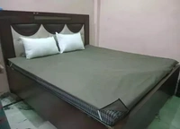  BDG Fabrics Baby PVC Plastic Rubber Waterproof Double Bed Sheet/Bed Protecting Mat 75x72 Inch