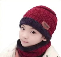  Comfortable Winter warm Beanie Cap & Neck Scarf Set for Baby (Baby Boys & Baby Girl) with Fur Inside and made form Premium Quality soft touch woolen. - 2-3 Years