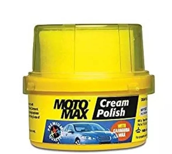 Pidilite Motomax Bike & Car Cream Polish (60 gm) with Carnuba Wax and Micro Polishing Agents | Protects and Shines Cars, Bike, Motorcycle | Water Repellent Polish for all Auto Care needs | Removes Minor scratches | Car Polishes