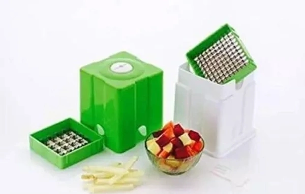 Compact Vegetable Chopper AND 2 in 1 Vegetable & Fruit Multi Cutter AND Potato Finger Chips and French Fries Cutter