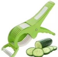 Compact Vegetable Chopper AND 2 in 1 Vegetable & Fruit Multi Cutter AND Potato Finger Chips and French Fries Cutter