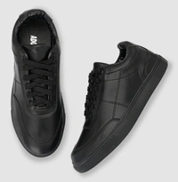 ADORLY Men Casual Shoes  - Black, 5, Rubber Sole