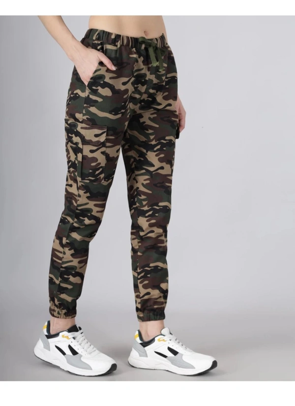 Q-Rious Women Regular Fit Multicolor Cotton Blend Trousers - 28