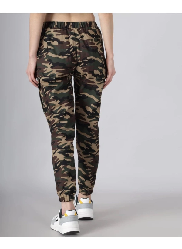 Q-Rious Women Regular Fit Multicolor Cotton Blend Trousers - 36
