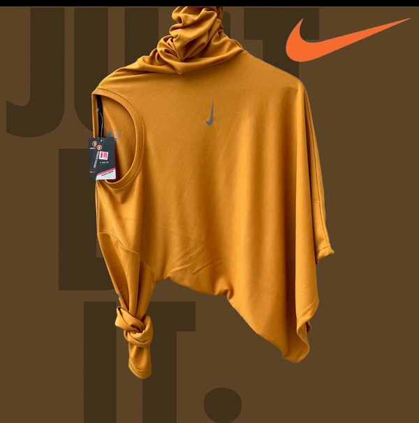 Nike FULL SLEEVE SPORTS T-SHIRT FOR MEN  - Tangerine, L, Dotnit