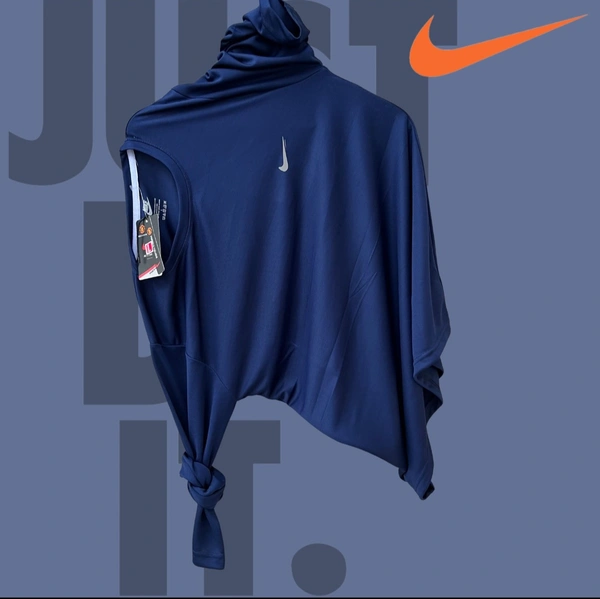Nike FULL SLEEVE SPORTS T-SHIRT FOR MEN  - Navy Blue, M, Dotnit