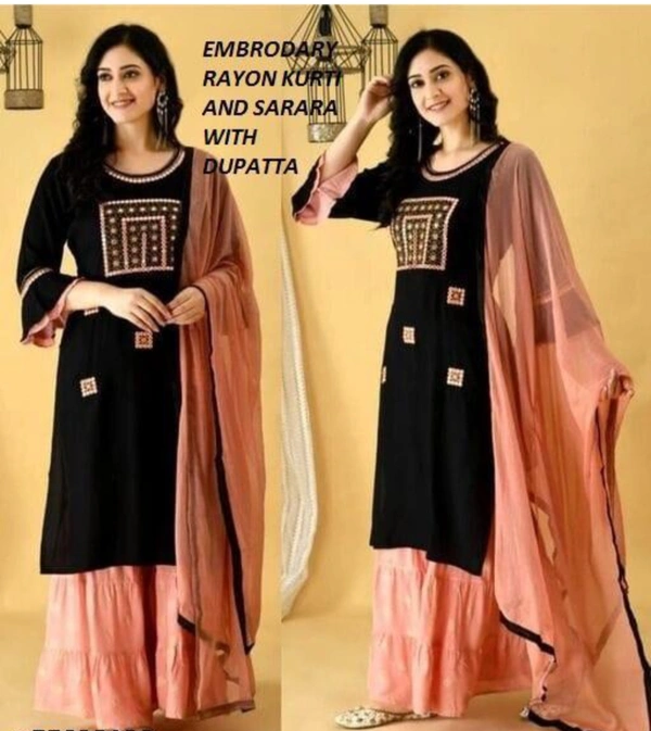 Women Sharara Dupatta  Sets - XXXL, Pancho