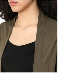 FIG Open-Front Shrug with Shawl Lapel - Dingley, XL