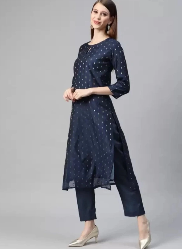 Women Kurta and Pant Set Viscose Rayon - Biscay, S, Rayon