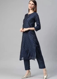 Women Kurta and Pant Set Viscose Rayon - Biscay, XXXL, Rayon