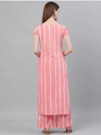 Women Kurta and Palazzo Set Viscose Rayon - Sundown, M, Rayon