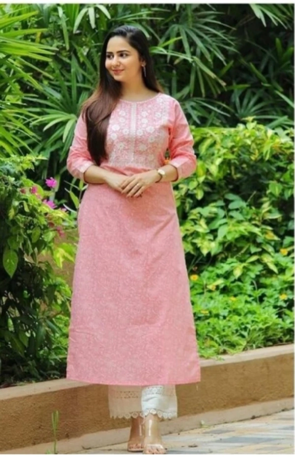 Women Kurta and Pant Set Cotton Blend - Sundown, XL, Cotton Blend