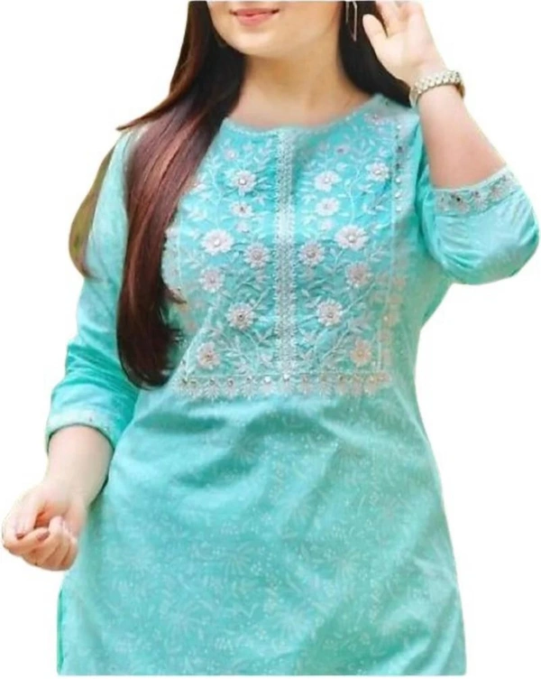 Kurta And Pant SetKurta  - Turquoise Blue, M, Rayon