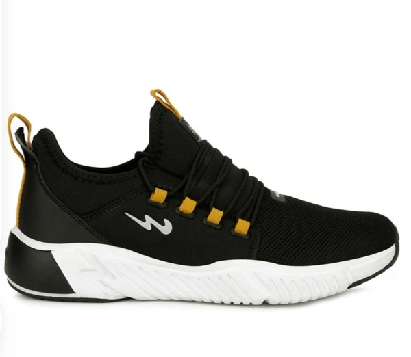 CAMPUS  CampusKent Panelled Lace-Up Sports Shoes - Black, 7