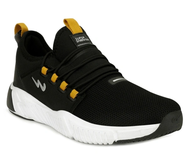 CAMPUS  CampusKent Panelled Lace-Up Sports Shoes - Black, 7