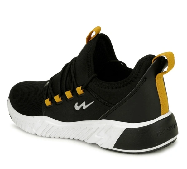 CAMPUS  CampusKent Panelled Lace-Up Sports Shoes - Black, 7