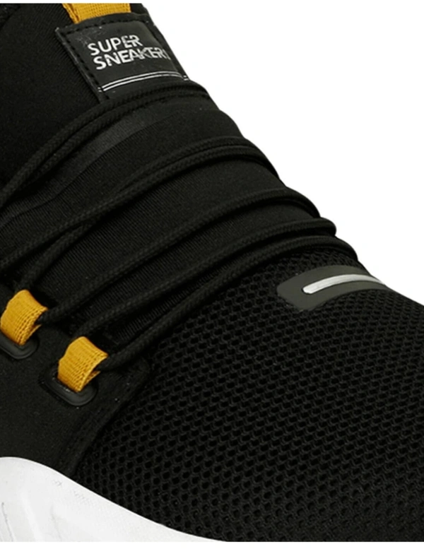 CAMPUS  CampusKent Panelled Lace-Up Sports Shoes - Black, 7