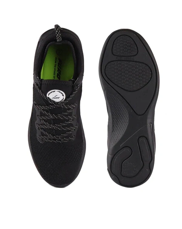 Red Chief Lace-Up Running Shoes with Mesh upper Red Chief - Black, 7, Mesh